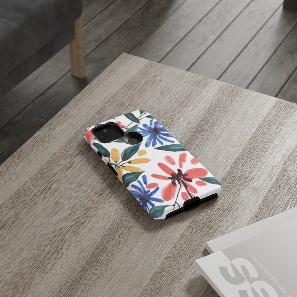 Floral Watercolor Printed Tough Cases