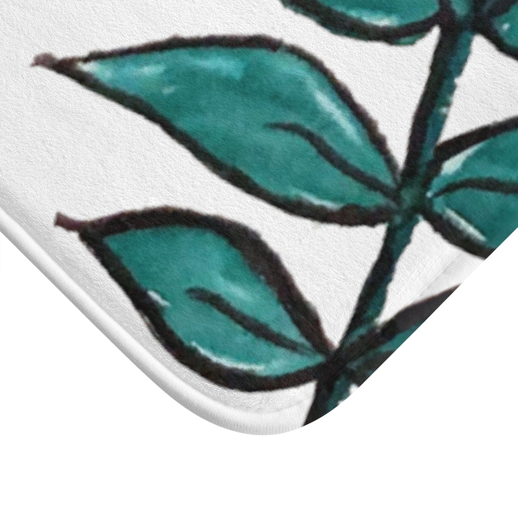 Large Palm Leaf Bath Mat
