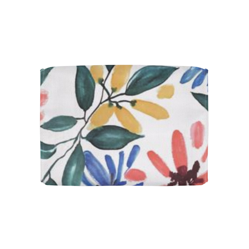 Floral Watercolor Printed Polyester Lunch Bag