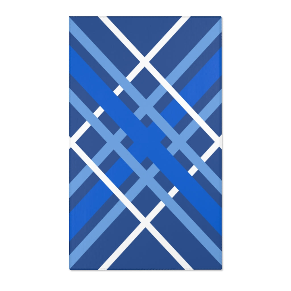 Stripe Geo Printed Area Rugs