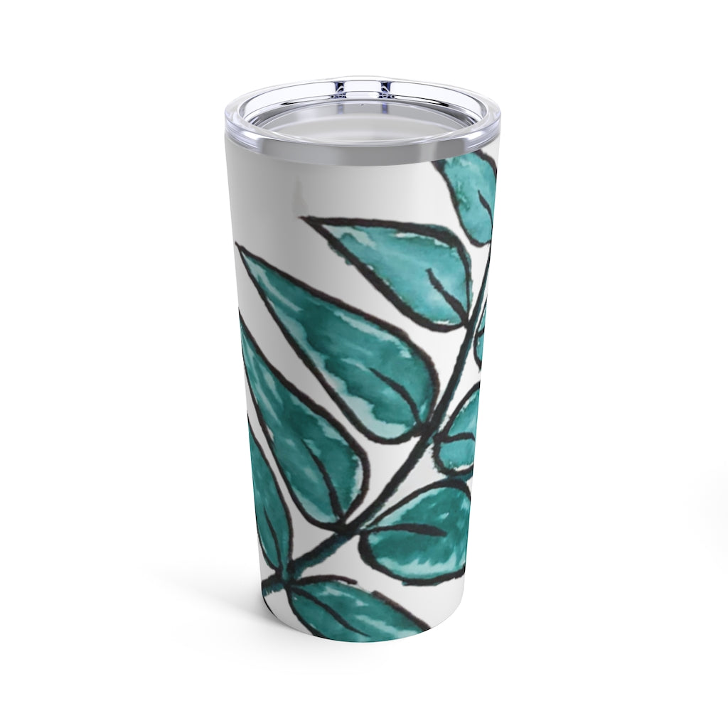 Tropical Palm Leaf Printed Tumbler 20oz