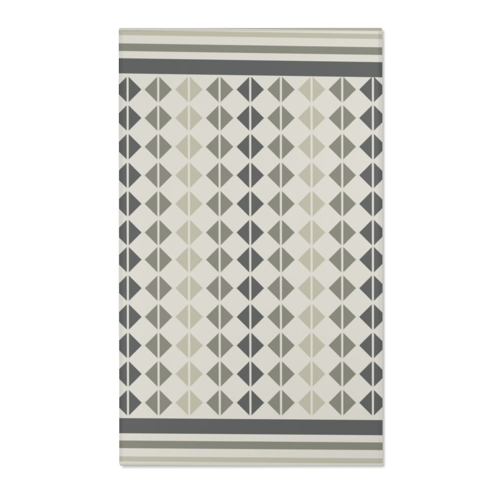 Neutral Geo Printed Area Rugs