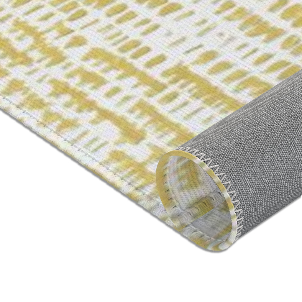 Distressed Stripe Watercolor Printed Area Rugs