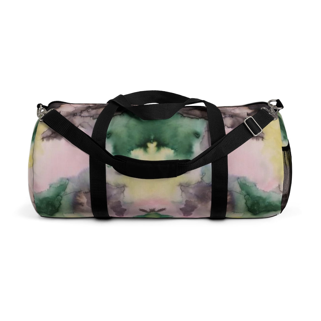 Watercolor Camo Printed Duffel Bag