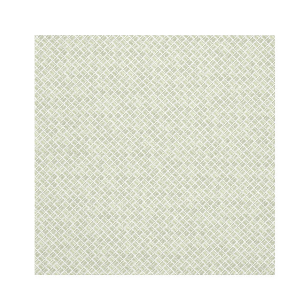 Green Basketweave Napkins, Set of 4
