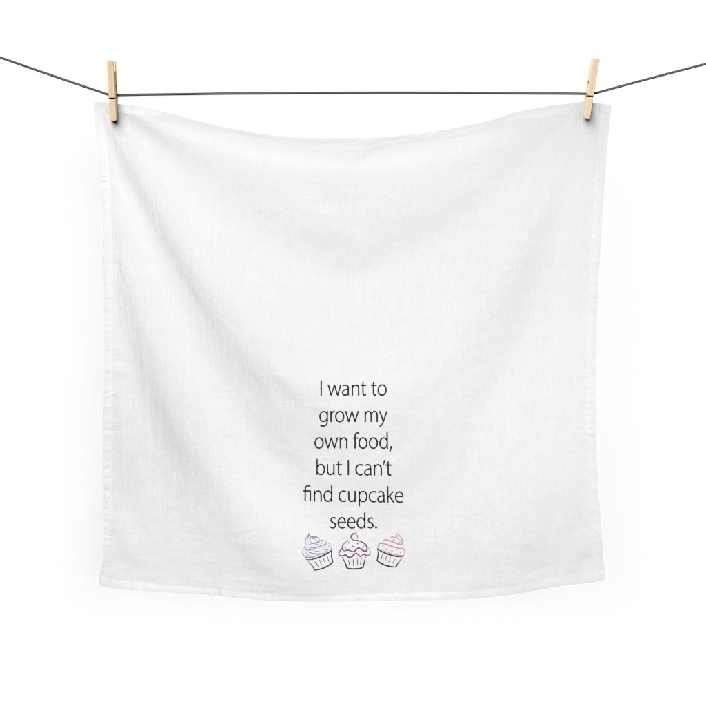 I want to grow my own food Tea Towel
