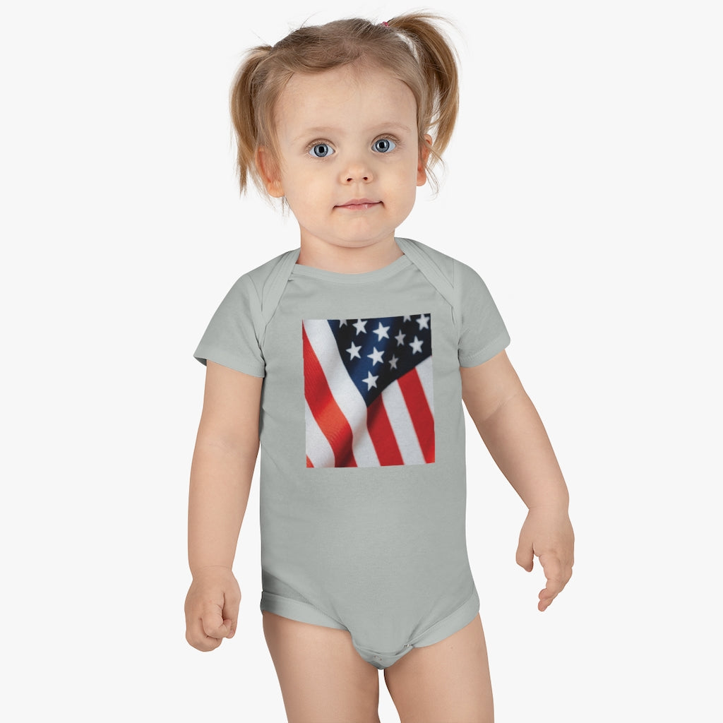 American Flag Baby Short Sleeve Onesie®