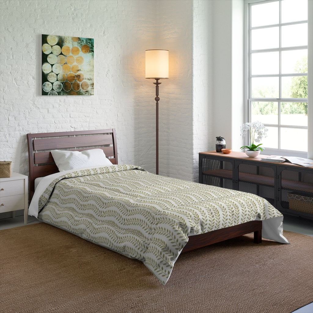 Spring Vine Leaves Comforter