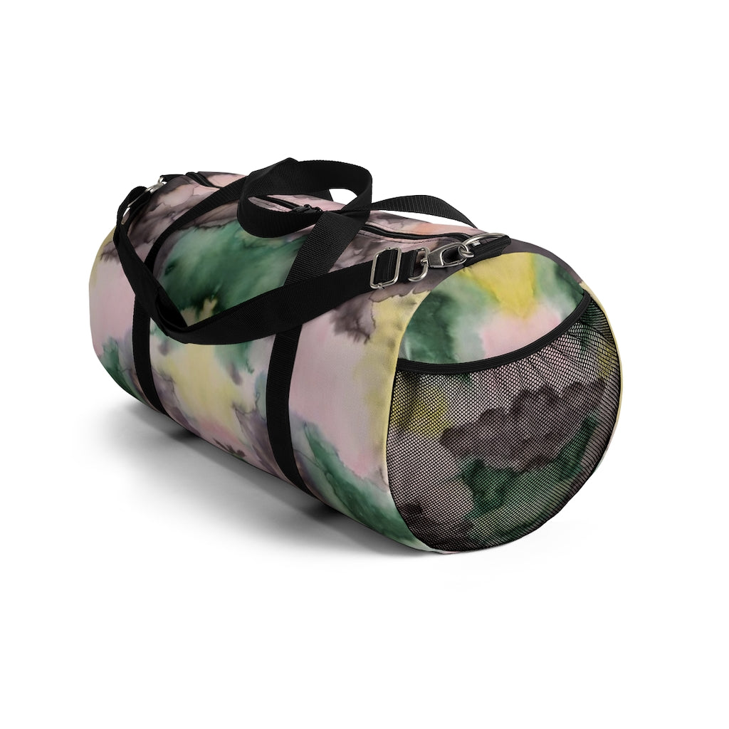 Watercolor Camo Printed Duffel Bag