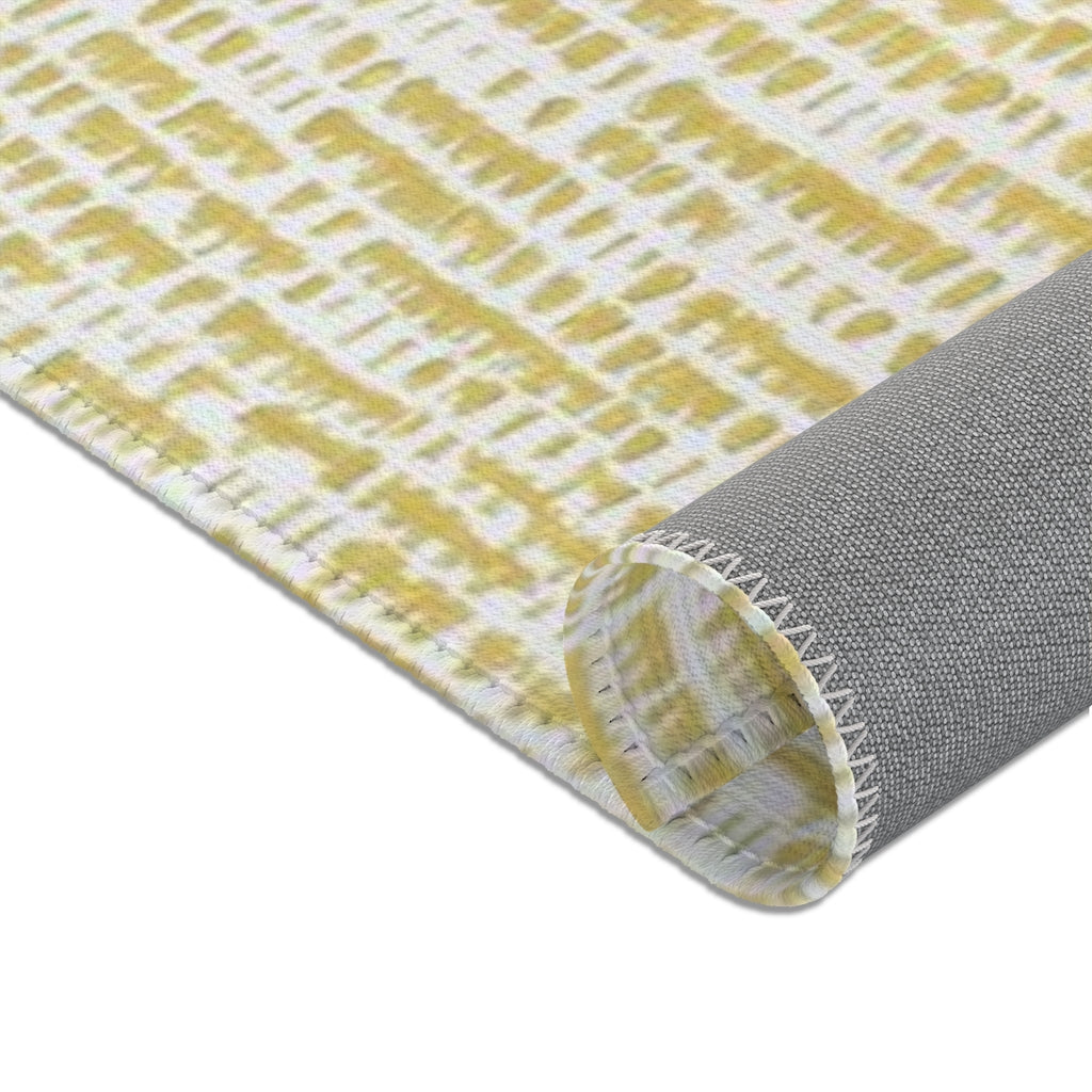 Distressed Stripe Watercolor Printed Area Rugs
