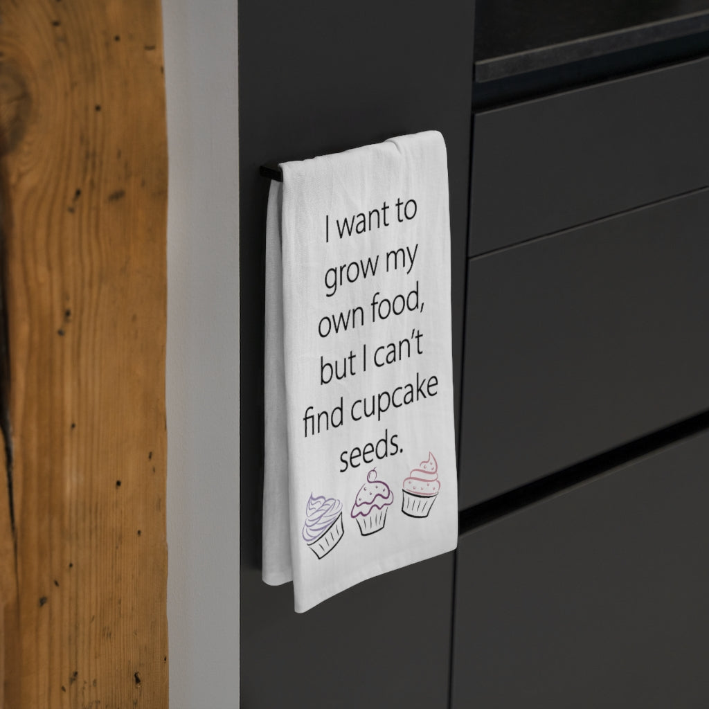 I want to grow my own food Tea Towel