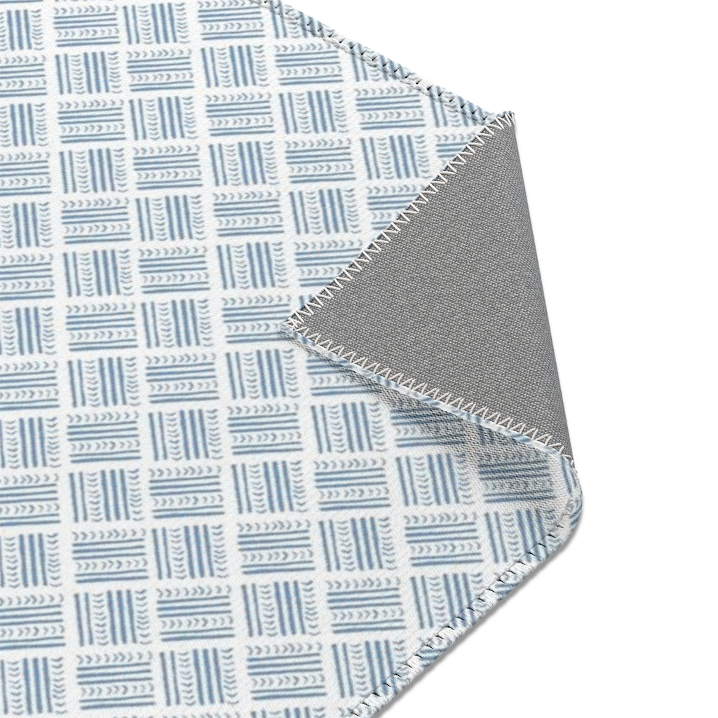 Watercolor Basketweave Area Rugs