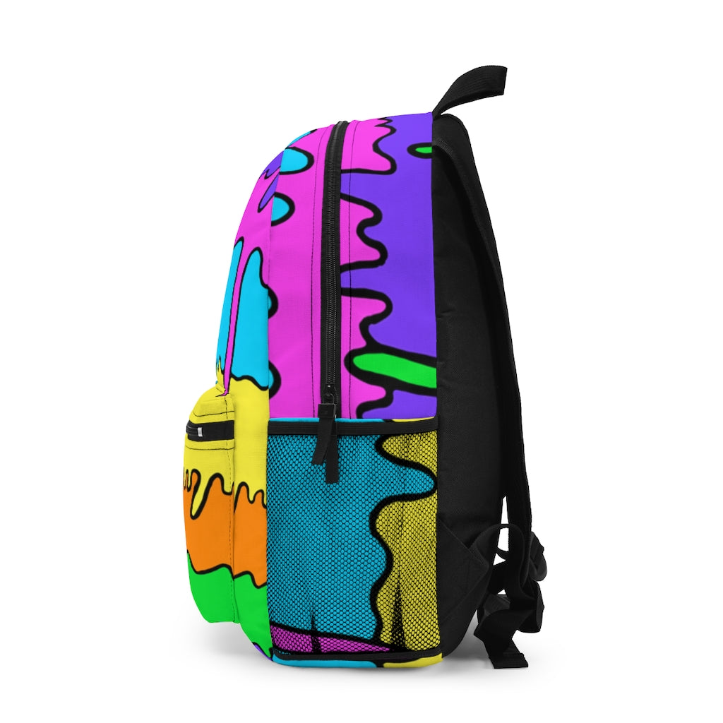 Drip Stripe Printed Backpack (Made in USA)