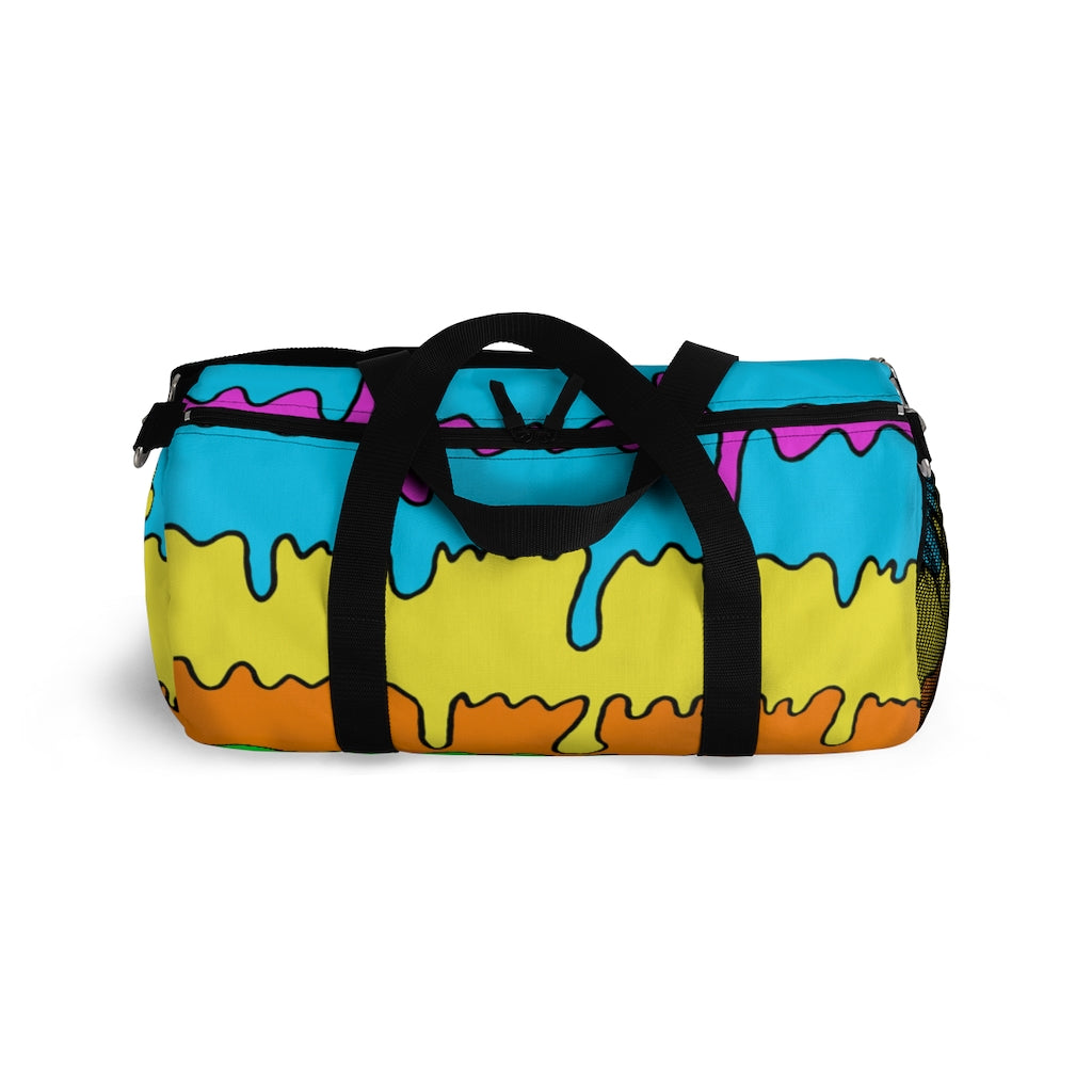 Drip Stripe Printed Duffel Bag