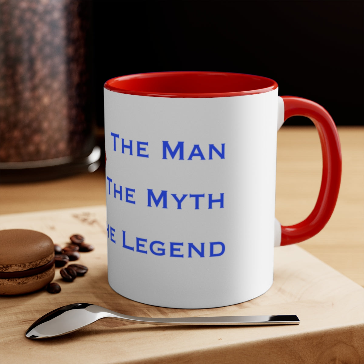 Super Dad The Man The Myth The Legend Accent Mug
