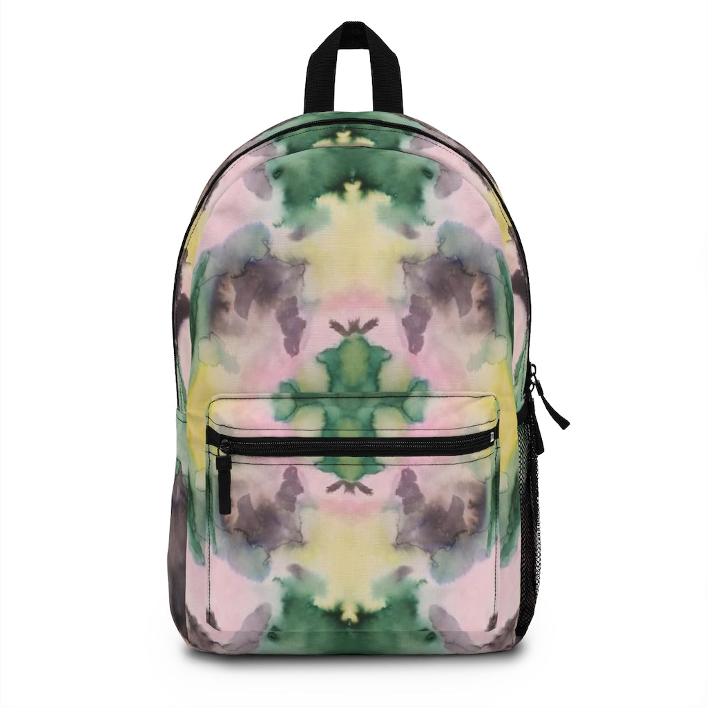 Watercolor Camo Printed Backpack (Made in USA)