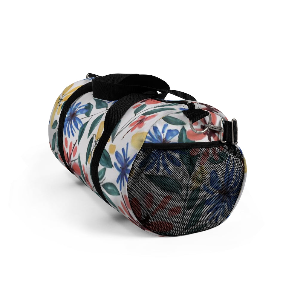 Floral Watercolor Printed Duffel Bag