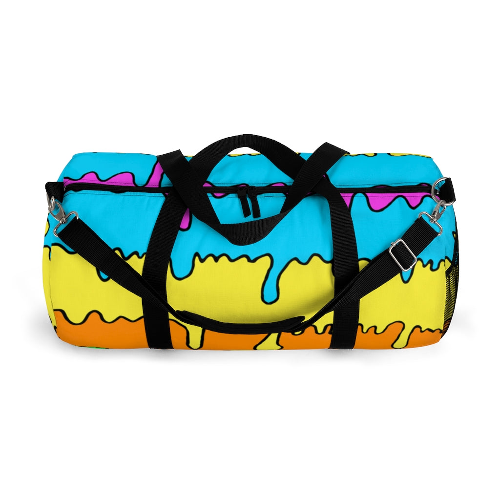Drip Stripe Printed Duffel Bag