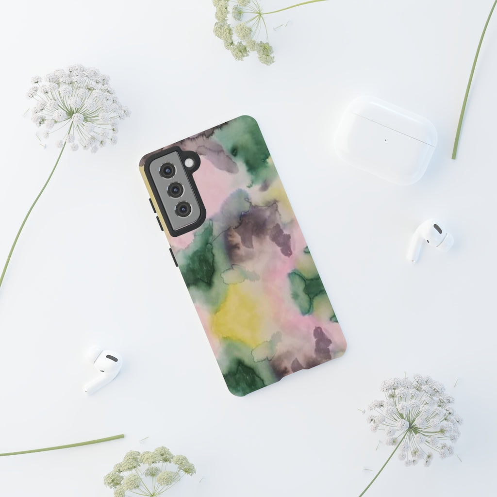 Watercolor Camo Printed Tough Cases