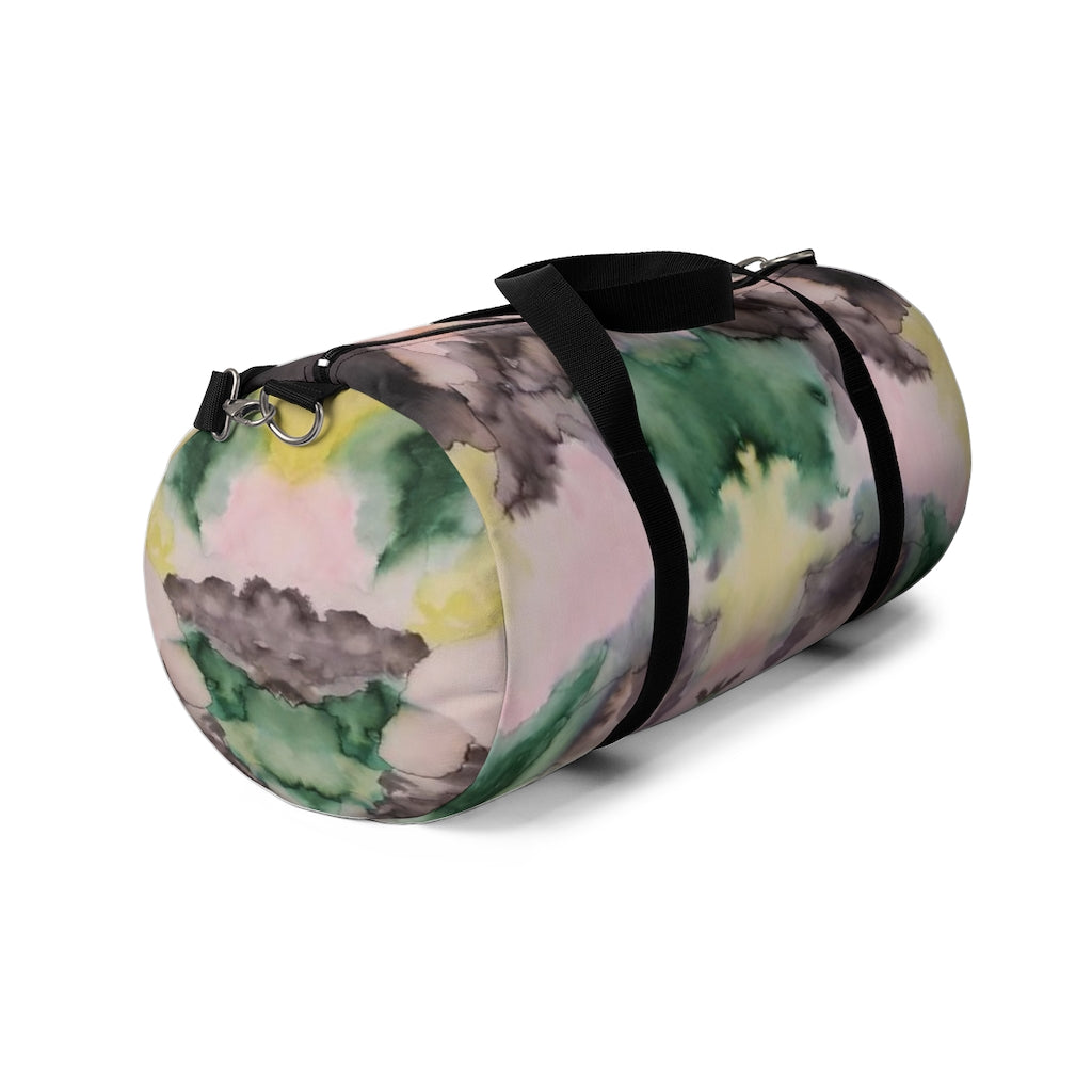 Watercolor Camo Printed Duffel Bag