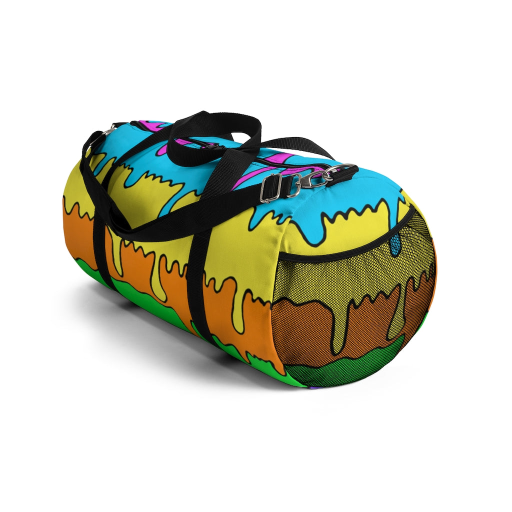 Drip Stripe Printed Duffel Bag