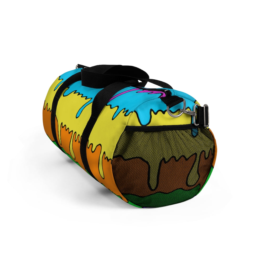 Drip Stripe Printed Duffel Bag