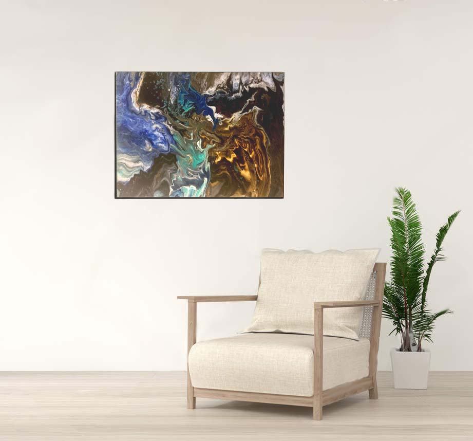 Original Painting, Abstract Acrylic on canvas 18” x 24”