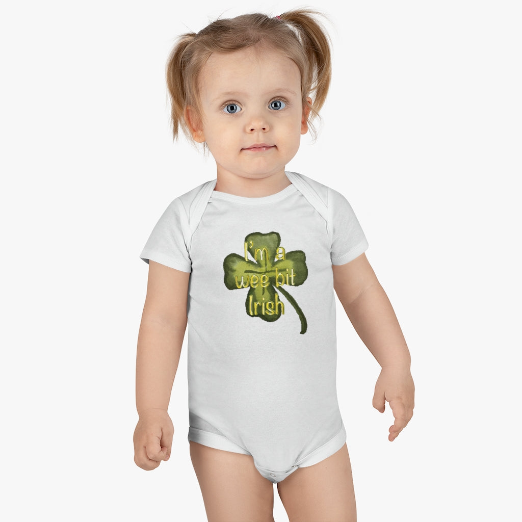 I'm a wee bit Irish Baby Short Sleeve Onesie®