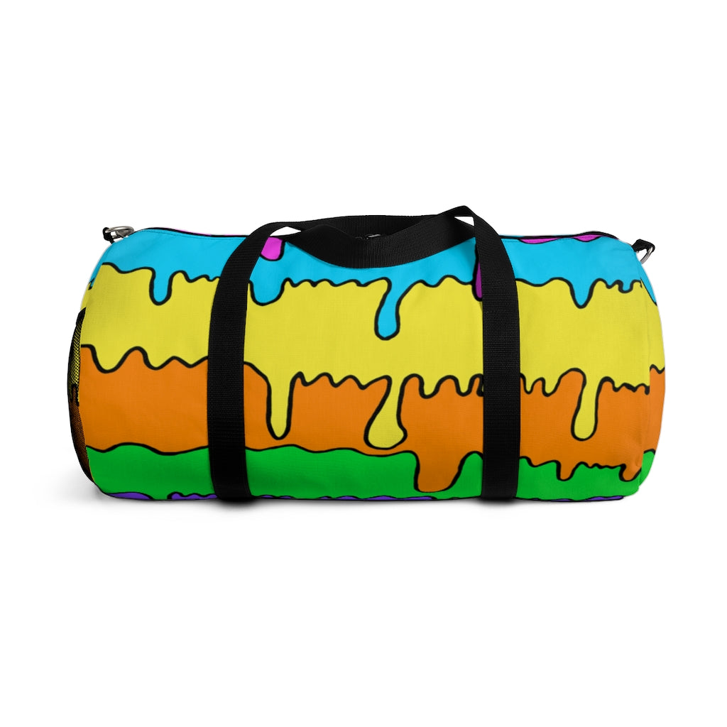 Drip Stripe Printed Duffel Bag