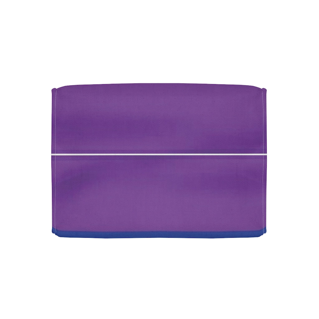 Rainbow Stripe Printed Polyester Lunch Bag