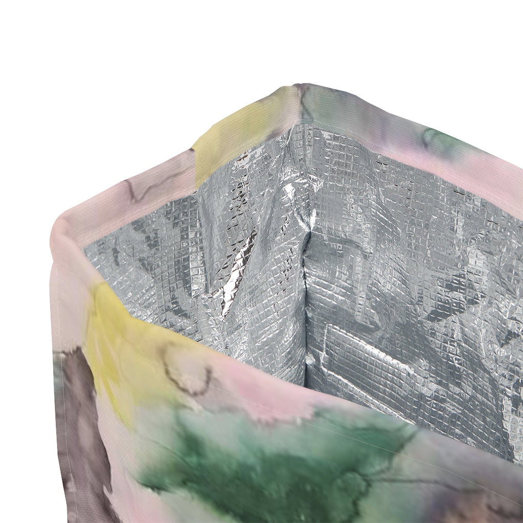 Watercolor Camo Printed Polyester Lunch Bag