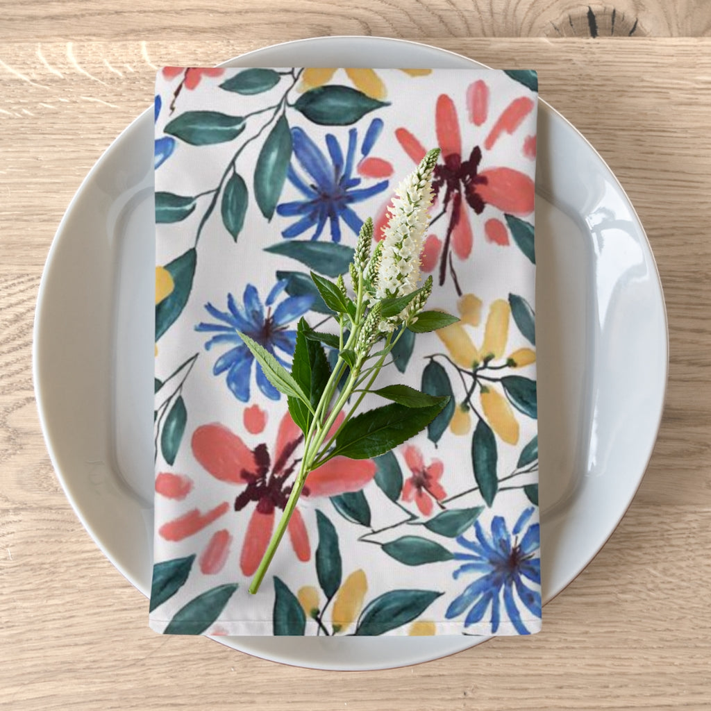 Tropical Floral Napkins, Set of 4