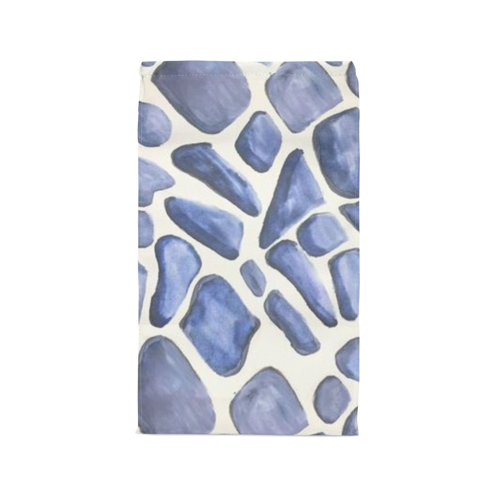 Blue Giraffe Printed Polyester Lunch Bag