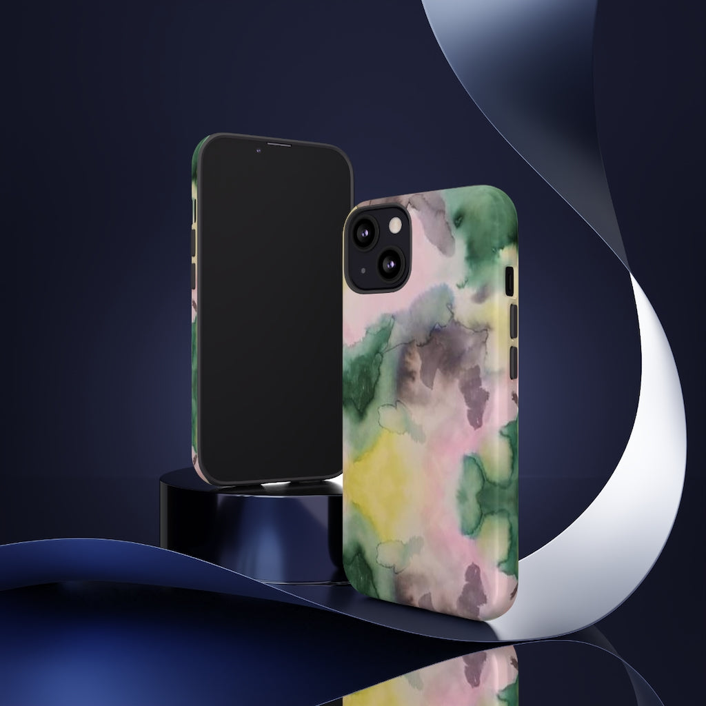 Watercolor Camo Printed Tough Cases