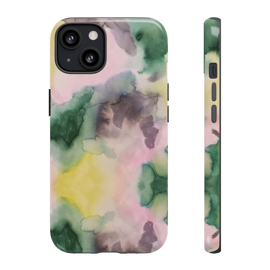 Watercolor Camo Printed Tough Cases