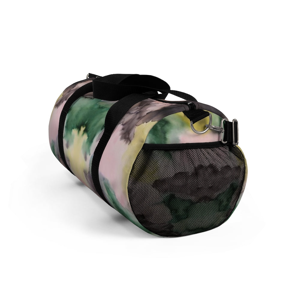Watercolor Camo Printed Duffel Bag