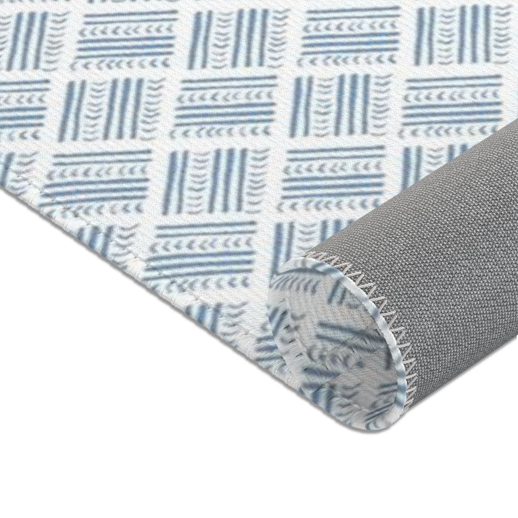 Watercolor Basketweave Area Rugs