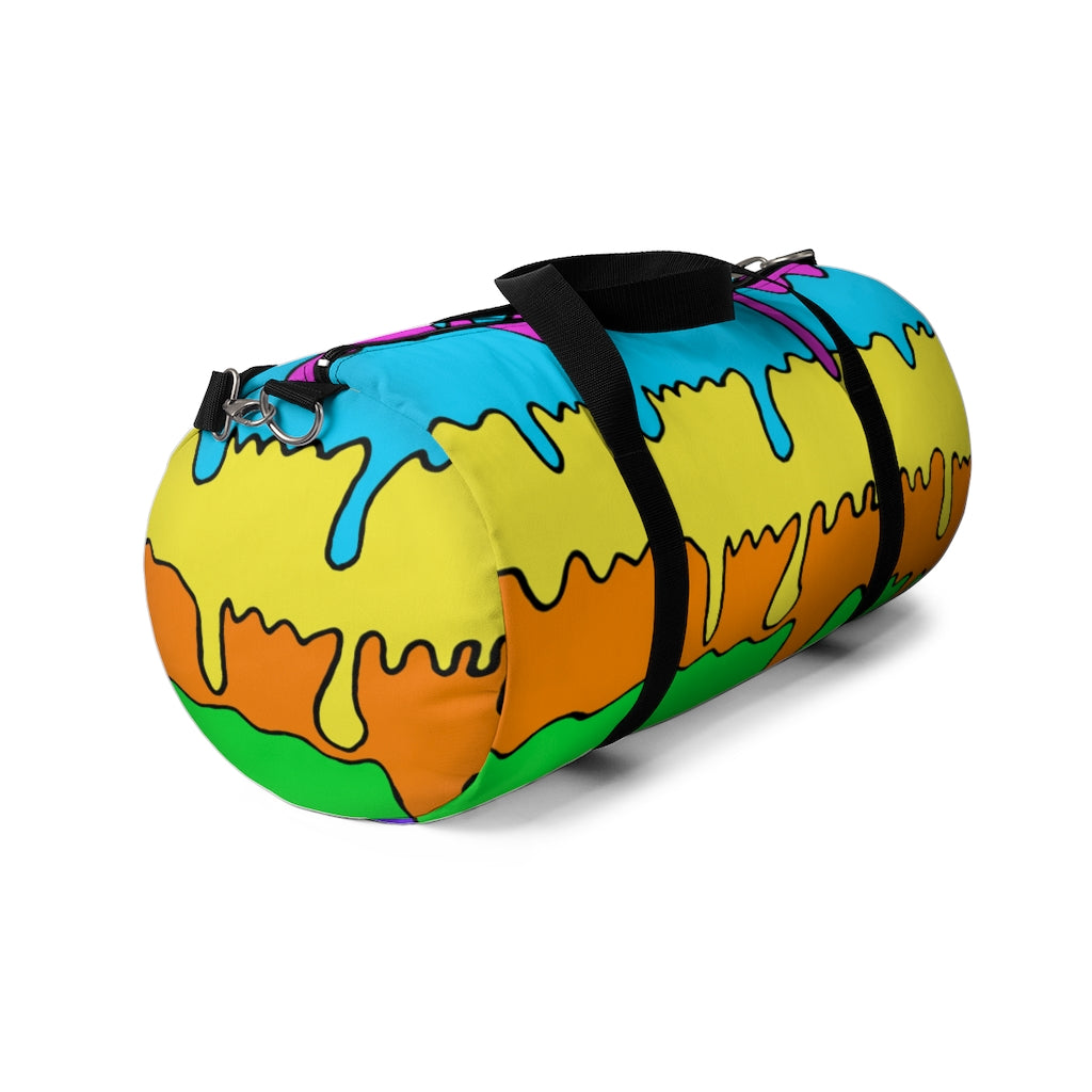 Drip Stripe Printed Duffel Bag
