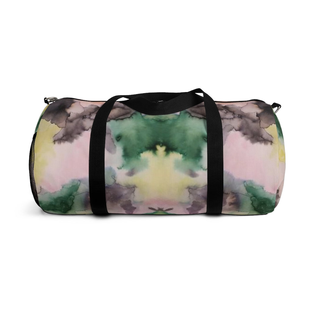 Watercolor Camo Printed Duffel Bag