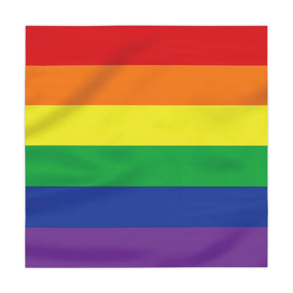 Rainbow Pride Flag Printed Table Cloth