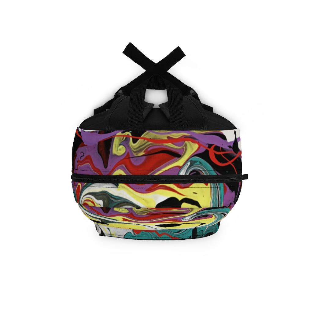 Abstract Art Printed Backpack (Made in USA)