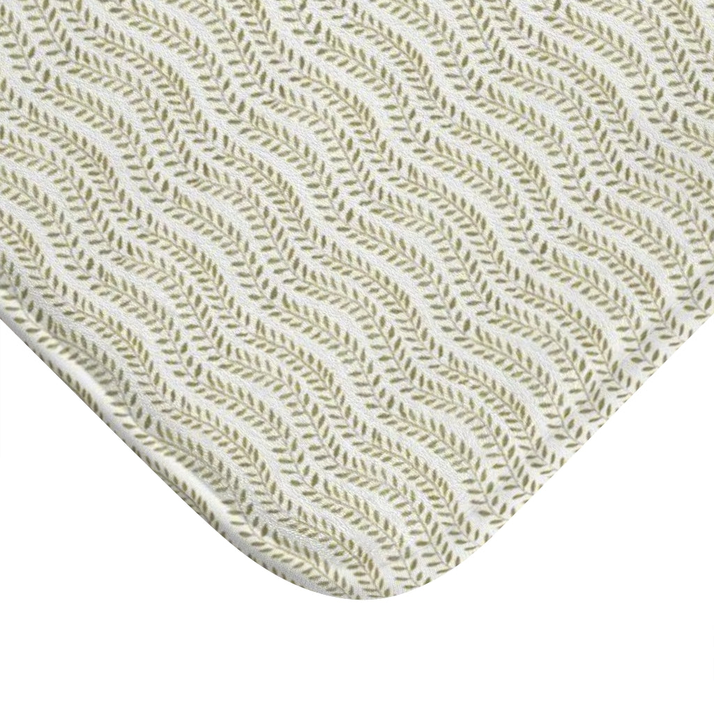 Spring Vine Leaves Bath Mat