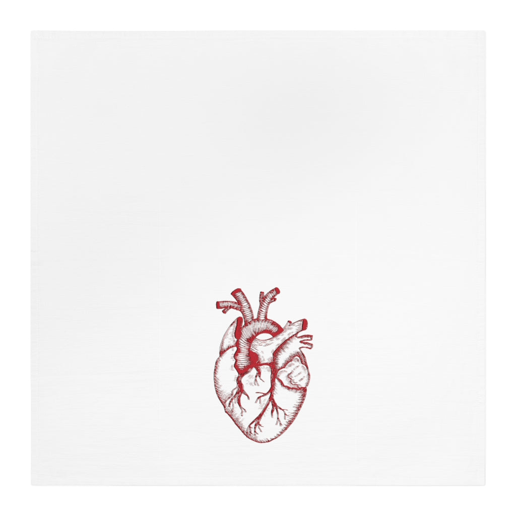 Human Heart Halloween Tea Towel