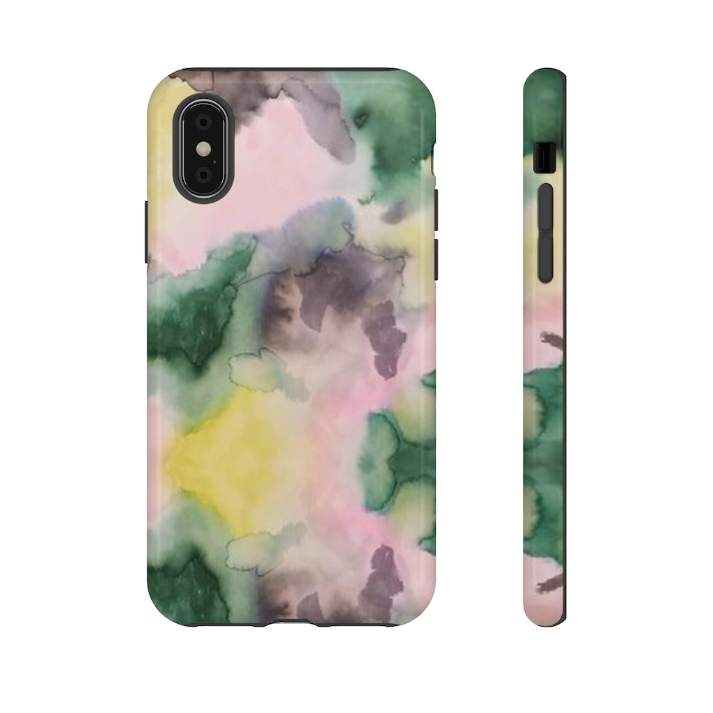 Watercolor Camo Printed Tough Cases