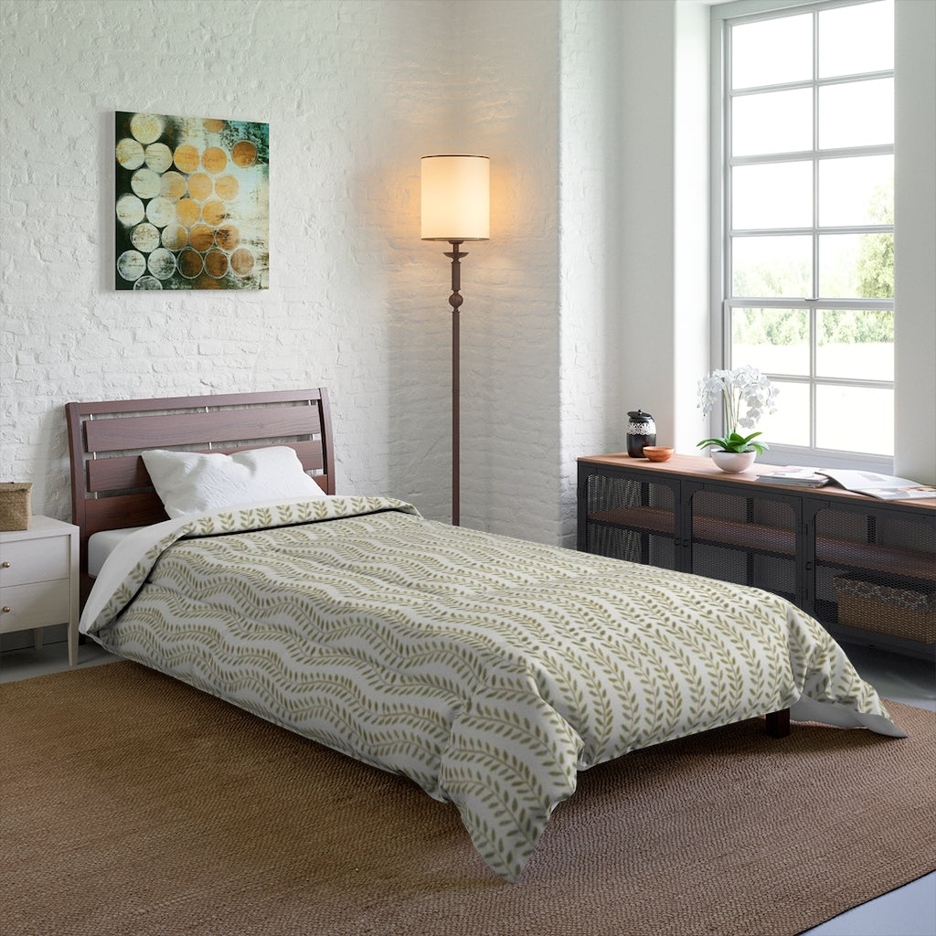 Spring Vine Leaves Comforter