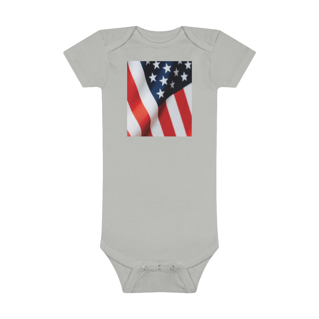 American Flag Baby Short Sleeve Onesie®