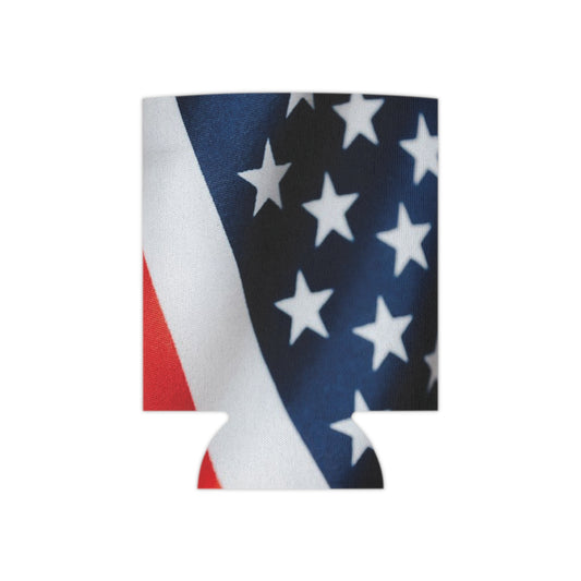 American Flag Can Cooler