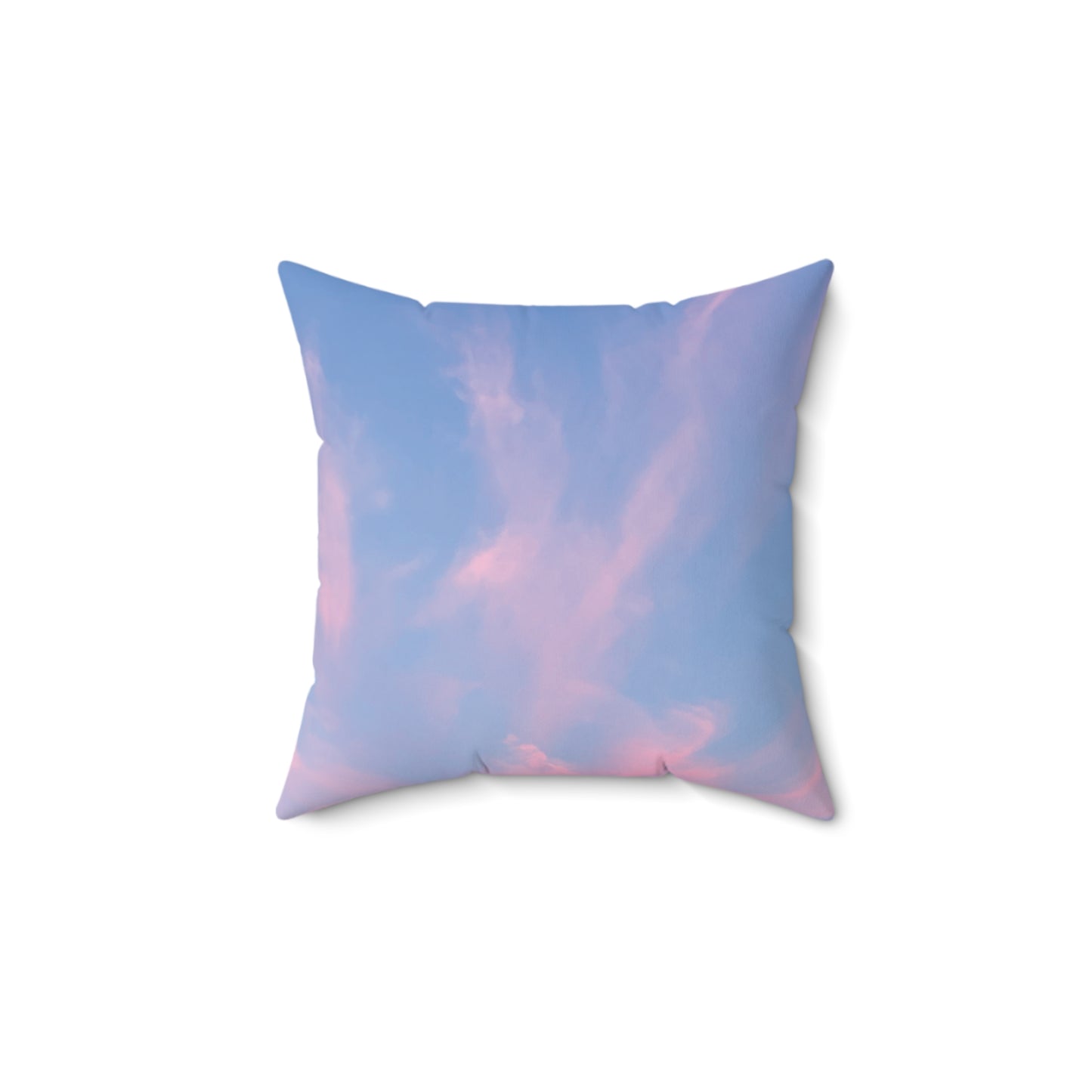 I am the Way the Truth and the Life Sunset Faux Suede Square Pillow