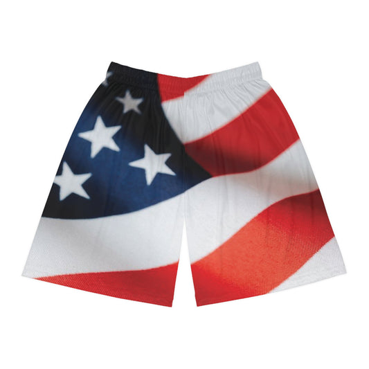American Flag Basketball Shorts (AOP)