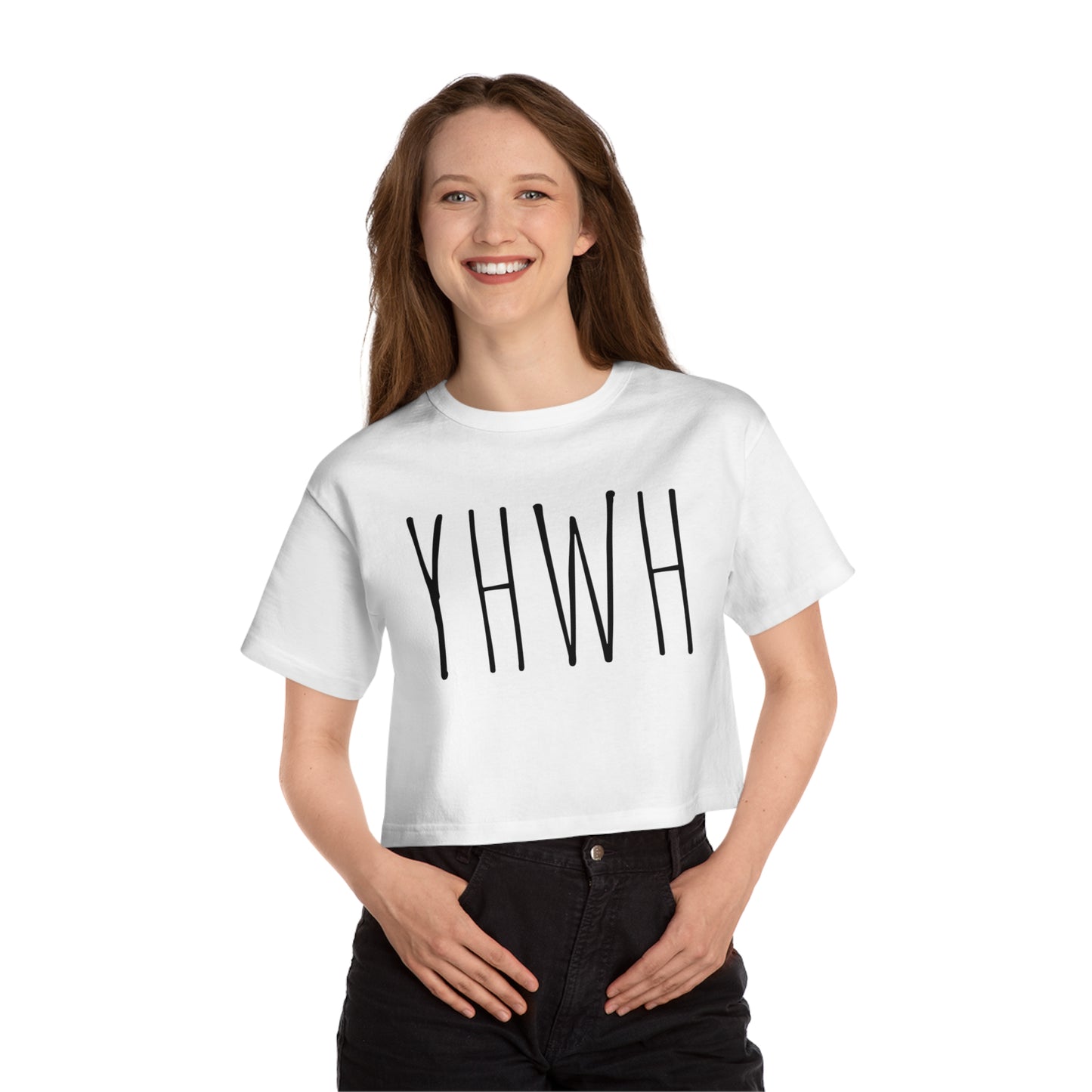 YHWH Champion Women's Heritage Cropped T-Shirt